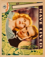 I Have Lived movie poster (1933) t-shirt #1199053