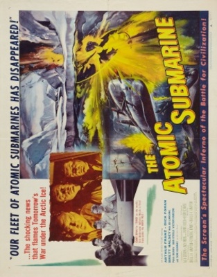 The Atomic Submarine movie poster (1959) pillow