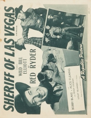 Sheriff of Las Vegas movie poster (1944) pillow