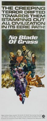 No Blade of Grass movie poster (1970) metal framed poster