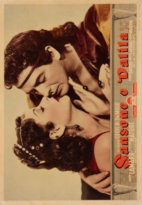 Samson and Delilah movie poster (1949) metal framed poster