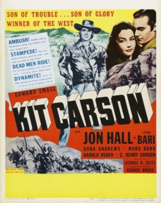Kit Carson movie poster (1940) poster with hanger