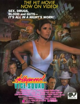 Hollywood Vice Squad movie poster (1986) tote bag