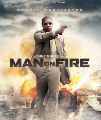 Man On Fire movie poster (2004) metal framed poster