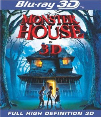 Monster House movie poster (2006) wooden framed poster
