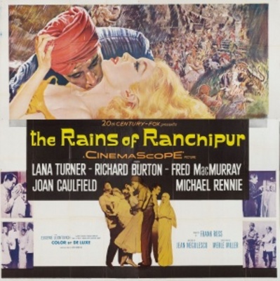 The Rains of Ranchipur movie poster (1955) wooden framed poster