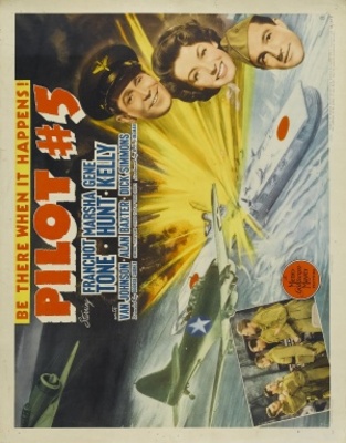 Pilot #5 movie poster (1943) metal framed poster