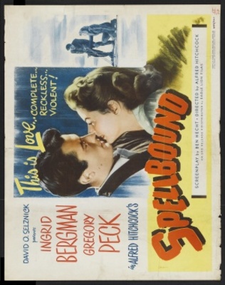 Spellbound movie poster (1945) wood print