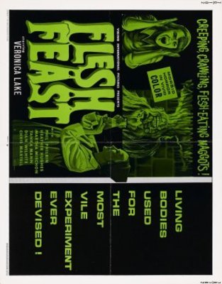 Flesh Feast movie poster (1970) metal framed poster