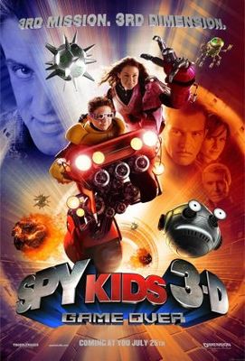 Spy Kids 3 movie poster (2003) wood print
