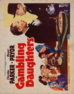 Gambling Daughters movie poster (1941) wood print