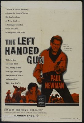 The Left Handed Gun movie poster (1958) wood print