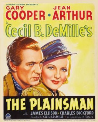 The Plainsman movie poster (1936) wooden framed poster