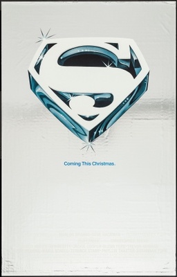 Superman movie poster (1978) metal framed poster