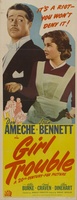 Girl Trouble movie poster (1942) hoodie #730723