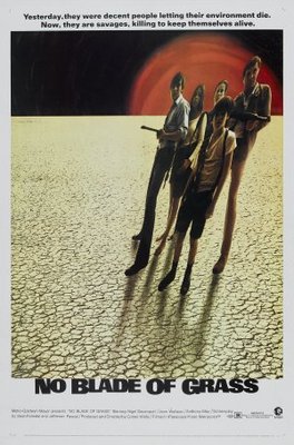No Blade of Grass movie poster (1970) pillow