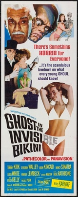 The Ghost in the Invisible Bikini movie poster (1966) poster with hanger