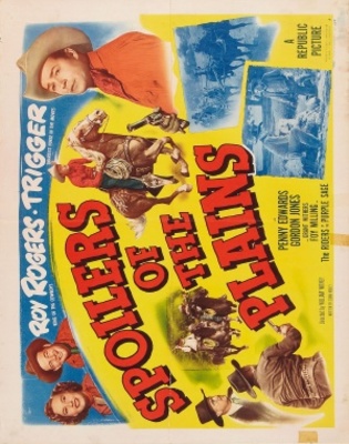 Spoilers of the Plains movie poster (1951) poster with hanger
