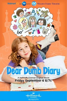Dear Dumb Diary movie poster (2013) wooden framed poster