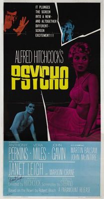 Psycho movie poster (1960) Stickers MOV_9c076303