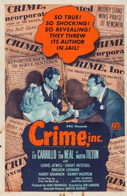 Crime, Inc. movie poster (1945) metal framed poster