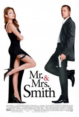 Mr. & Mrs. Smith movie poster (2005) poster with hanger