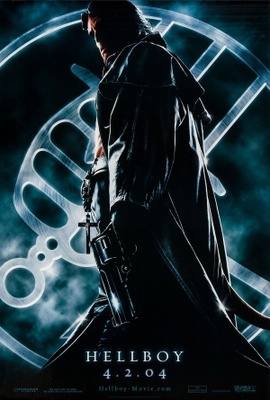 Hellboy movie poster (2004) metal framed poster