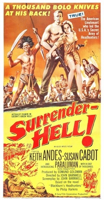 Surrender - Hell! movie poster (1959) poster with hanger