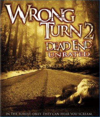 Wrong Turn 2 movie poster (2007) wood print
