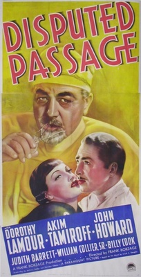 Disputed Passage movie poster (1939) metal framed poster