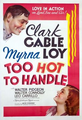Too Hot to Handle movie poster (1938) wooden framed poster
