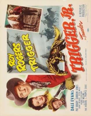 Trigger, Jr. movie poster (1950) wood print