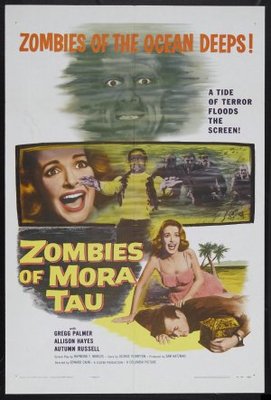 Zombies of Mora Tau movie poster (1957) canvas poster