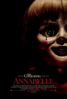 Annabelle movie poster (2014) poster with hanger