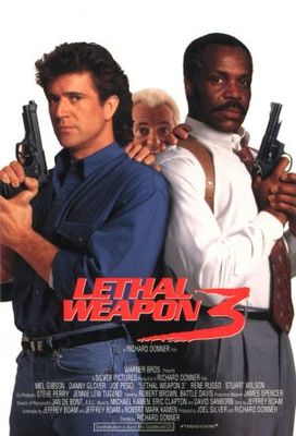Lethal Weapon 3 movie poster (1992) metal framed poster