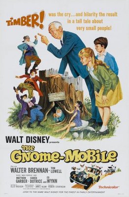 The Gnome-Mobile movie poster (1967) wooden framed poster