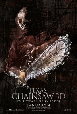 Texas Chainsaw Massacre 3D movie poster (2013) t-shirt