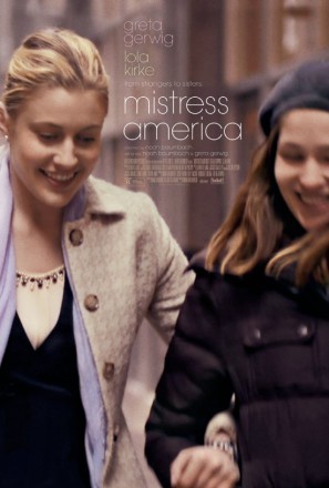 Mistress America movie poster (2015) canvas poster