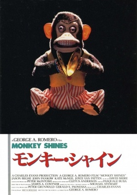 Monkey Shines movie poster (1988) wooden framed poster