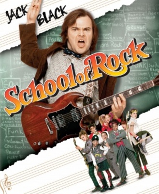 The School of Rock movie poster (2003) wood print