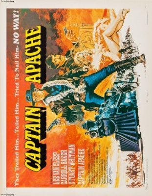 Captain Apache movie poster (1971) wooden framed poster
