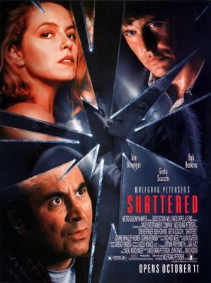 Shattered movie poster (1991) wooden framed poster
