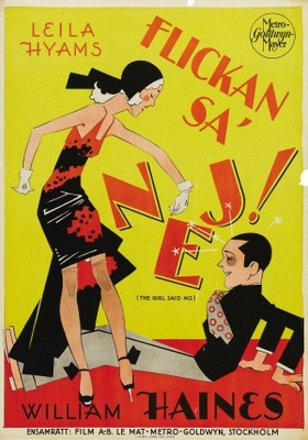 The Girl Said No movie poster (1930) pillow