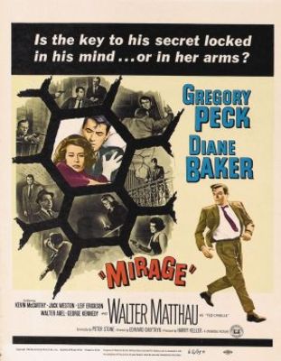 Mirage movie poster (1965) Stickers MOV_9d7868b5