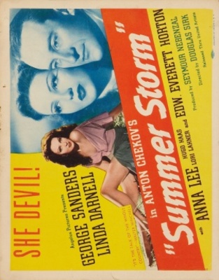 Summer Storm movie poster (1944) metal framed poster