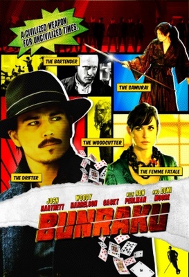 Bunraku movie poster (2010) canvas poster