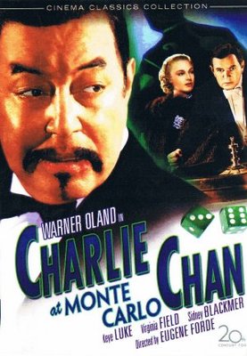 Charlie Chan at Monte Carlo movie poster (1937) metal framed poster