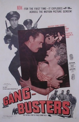 Gang Busters movie poster (1955) Stickers MOV_9da096e0