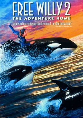 Free Willy 2: The Adventure Home movie poster (1995) wood print
