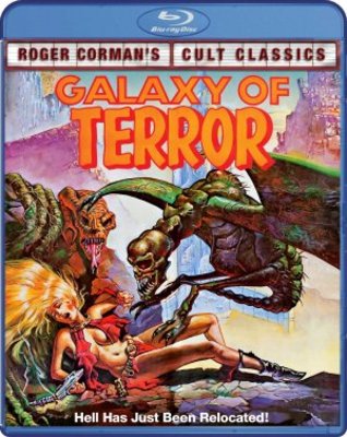 Galaxy of Terror movie poster (1981) wood print